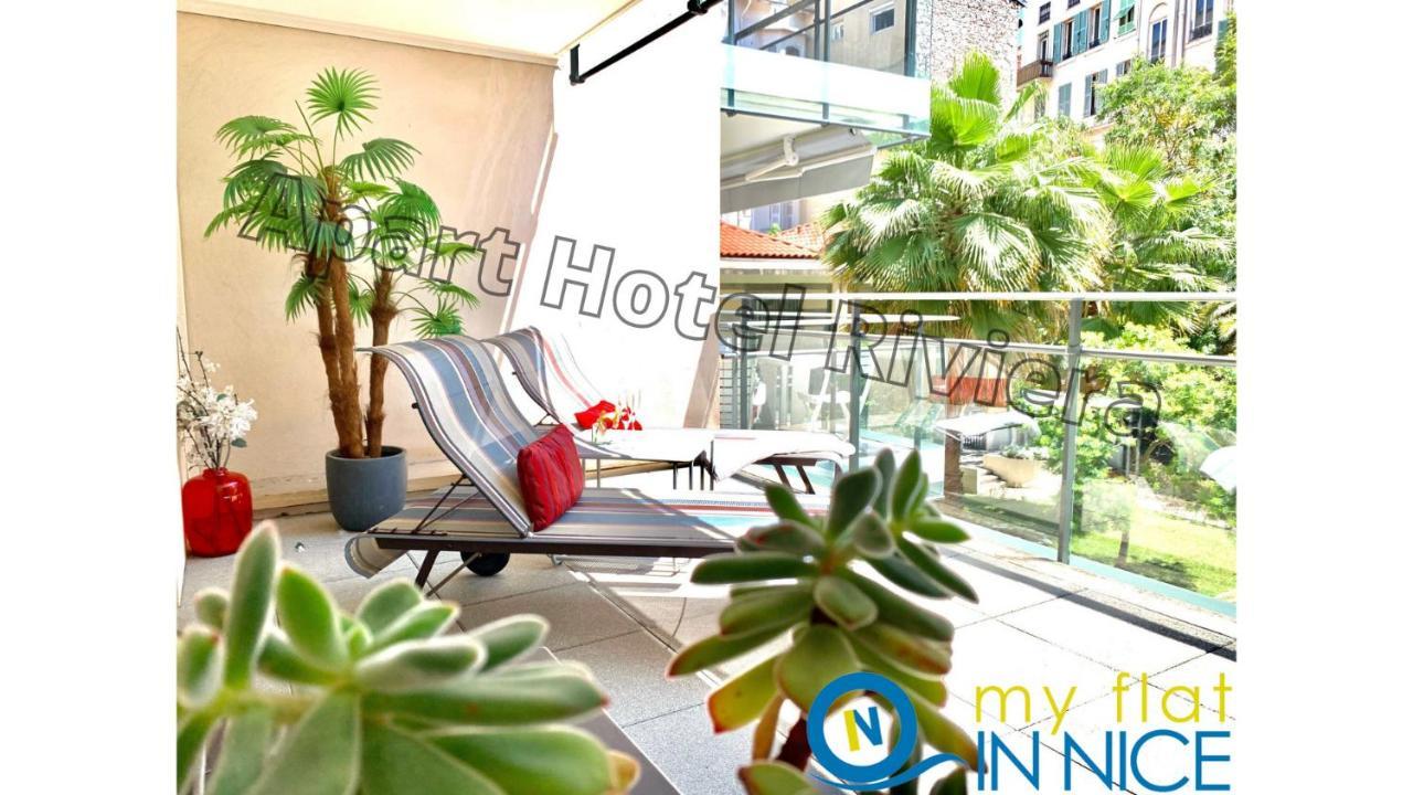 Aparthotel Riviera - Coeur Nice - Grand Superieur Studio Ac - Incroyable Terrasse - Garden View - Terrasse Jardin Pastorelli 1 ภายนอก รูปภาพ