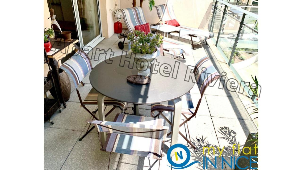 Aparthotel Riviera - Coeur Nice - Grand Superieur Studio Ac - Incroyable Terrasse - Garden View - Terrasse Jardin Pastorelli 1 ภายนอก รูปภาพ
